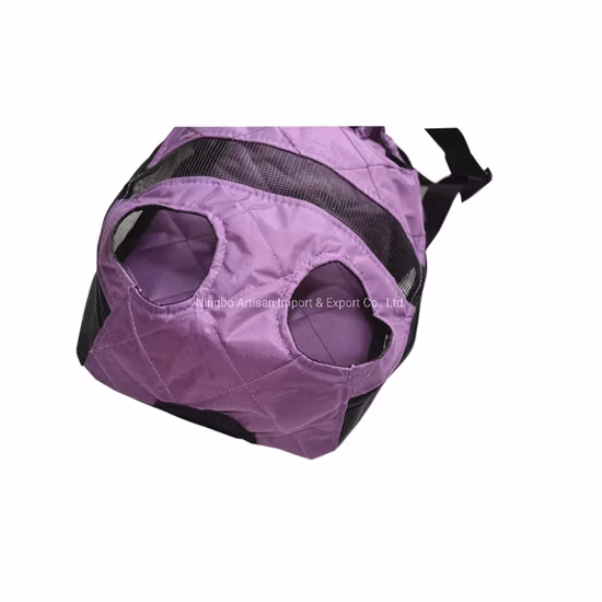 OEM 야외 캔버스 애완견 개 고양이 캐리어 가슴 가방 팩